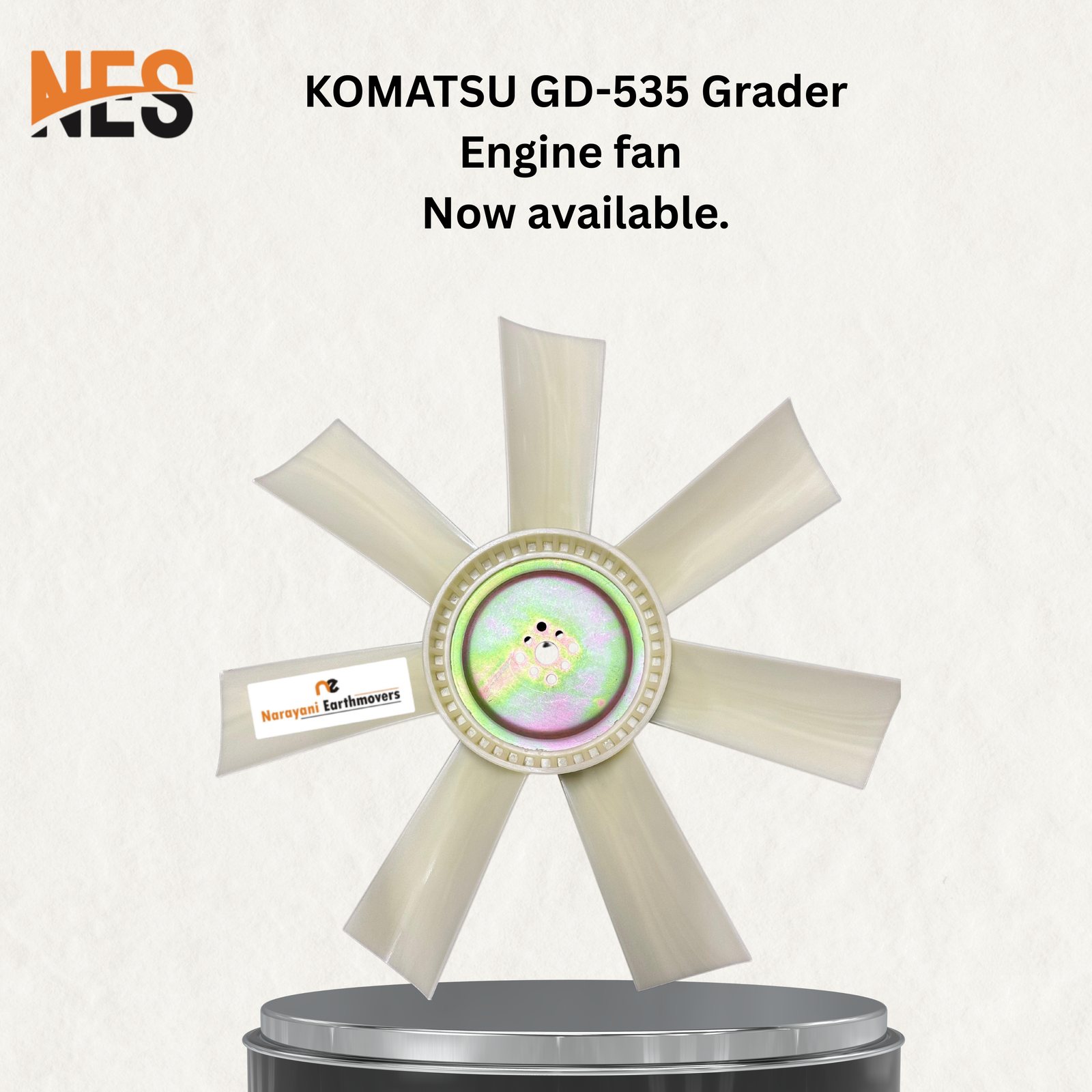 KOMATSU GD 535 Grader Engine Fan